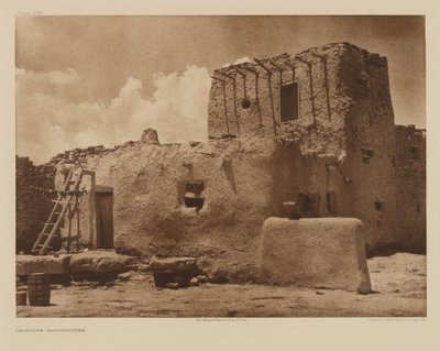 Paguate Wachturm von Edward S. Curtis
