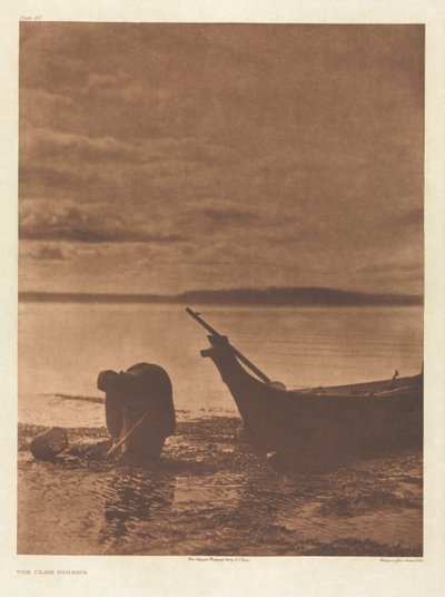Portfolio IX, Platte 317: Der Muschelsammler von Edward S. Curtis