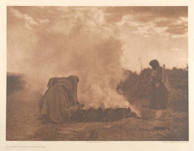Töpferbrenner in Santa Clara von Edward Sheriff Curtis