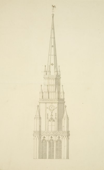 Geplanter Turm von St. Mary Redcliffe von Edward Shiercliffe