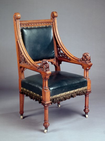 Stuhl, wahrscheinlich hergestellt von Crace von Edward Welby Pugin