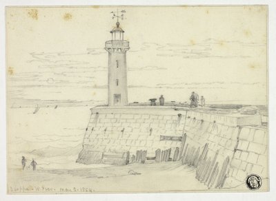 Dieppe, Westpier von Edward William Cooke