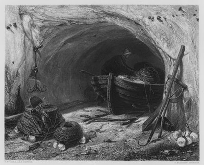 Die Höhle des Fischers von Edward William Cooke