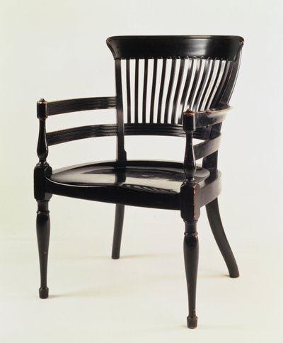 Sessel, hergestellt von James Peddle, ca. 1880 von Edward William Godwin