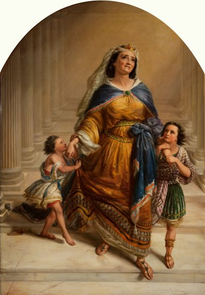 Mariamne, Frau von König Herodes, und ihre Kinder auf dem Weg zur Hinrichtung von Edward William John Hopley