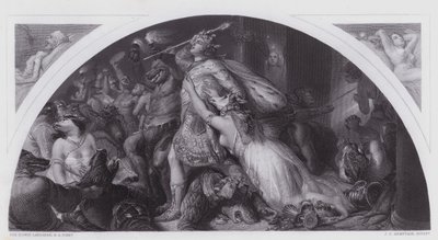 Die Flucht von Komus und seiner Bande von Edwin (after) Landseer