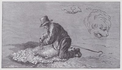 Schafschur von Edwin (after) Landseer