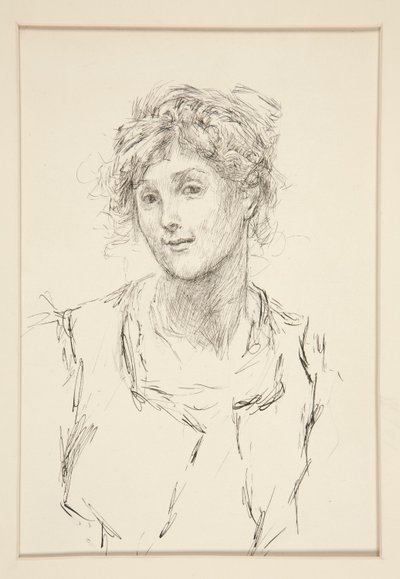 Audrey, Illustration für Akt V, Szene i, Wie es euch gefällt von Edwin Austin Abbey