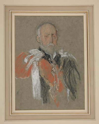 Krönung von Edward VII. Porträt: Prinz Christian von Schleswig-Holstein von Edwin Austin Abbey