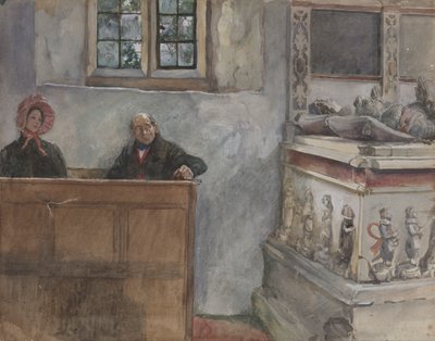In der Kirche von Edwin Austin Abbey