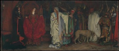 "König Lear," Akt I, Szene I von Edwin Austin Abbey