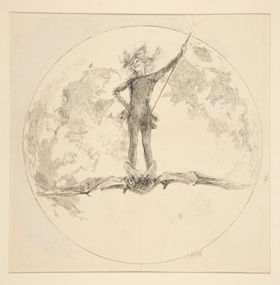 Puck, Illustration für Akt II, Szene ii, Ein Sommernachtstraum von Edwin Austin Abbey