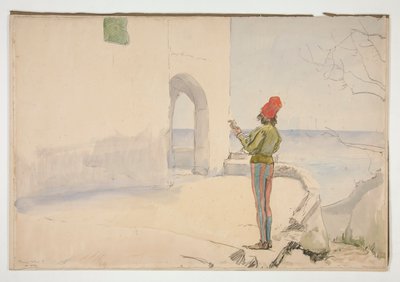 Studie für von Edwin Austin Abbey