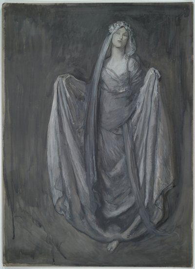 Studie für Blanchefleur von Edwin Austin Abbey