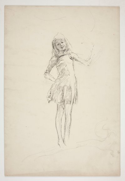 Studie für Puck, aus Ein Sommernachtstraum von Edwin Austin Abbey