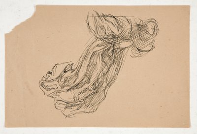 Studie eines Engels (für Glasmalerei? für eine Decke?) von Edwin Austin Abbey