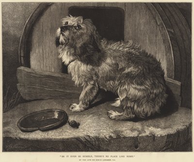 So bescheiden es auch sein mag, es gibt keinen Ort wie Zuhause von Edwin Landseer