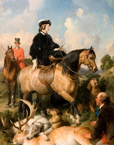 Königin Victoria im Windsor Home Park, 1865 von Edwin Landseer