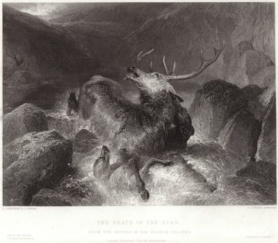 Der Tod des Hirsches von Edwin Landseer