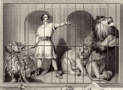Van Amburgh und die Löwen von Edwin Landseer