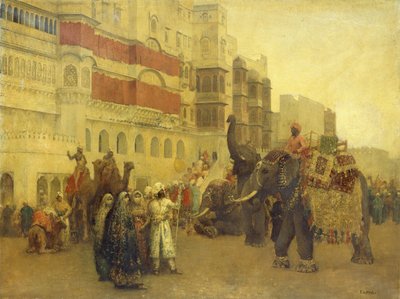 Ein Festtag in Bekanir-Belutschistan, Bekanir von Edwin Lord Weeks