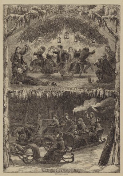 Weihnachten an der Ostsee von Edwin Thomas Dolby