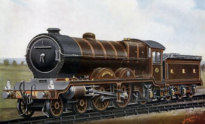 Über die vierte Brücke: Die Aberdonian "Atlantic"-Lokomotive für die North British Railway von Edwin Thomas Rudd