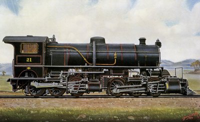 Dampflokomotive Nr. 21. Unter den Mongolen: Mallet-Verbunddienst in den Khingan-Bergen, Peking - Kalgang Railway von Edwin Thomas Rudd