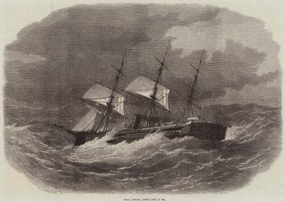HMS Captain, kürzlich auf See verloren von Edwin Weedon