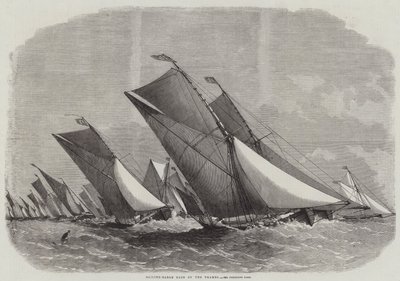 Segelregatta auf der Themse von Edwin Weedon