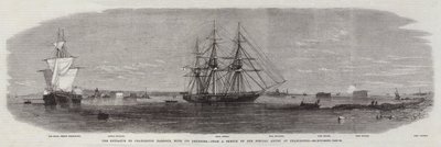 Der Eingang zum Hafen von Charleston mit seinen Verteidigungen von Edwin Weedon