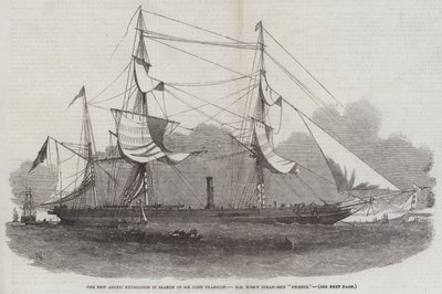 Die neue Arktisexpedition auf der Suche nach Sir John Franklin, HM Schraubendampfschiff Phoenix von Edwin Weedon