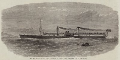 Der neue Salondampfer Iona, im Besitz von Messers David Hutcheson und Company, Glasgow von Edwin Weedon