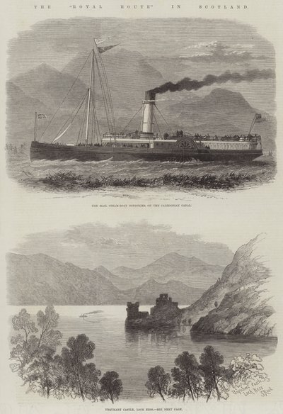 Die königliche Route in Schottland von Edwin Weedon