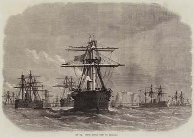 Der Krieg, französische Panzerschiffflotte vor Helgoland von Edwin Weedon