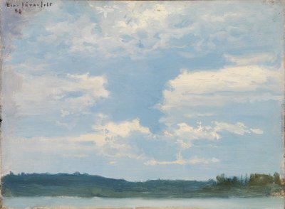 Seelandschaft, bewölkter Himmel von Eero Järnefelt