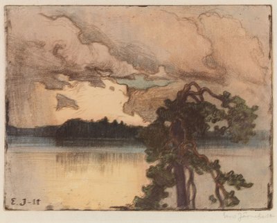 Seelandschaft bei Sonnenuntergang von Eero Järnefelt