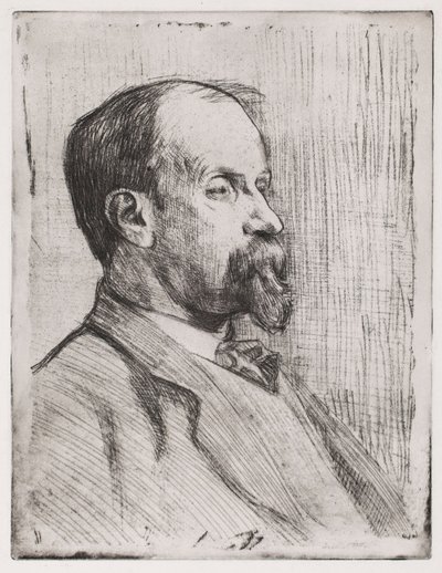 Porträt von Juhani Aho von Eero Järnefelt