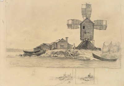 Ansicht von Vasikkasaari von Eero Järnefelt