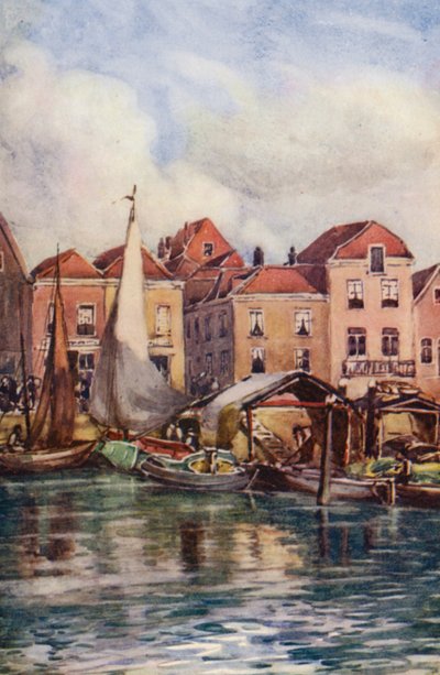 Der Rhein: Dordrecht, der Fischmarkt von Effie Jardine