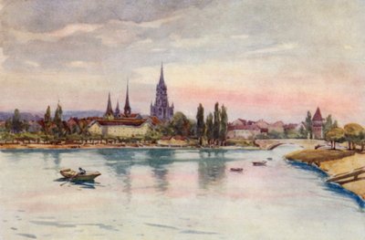 Der Rhein: Konstanz, vom See aus von Effie Jardine