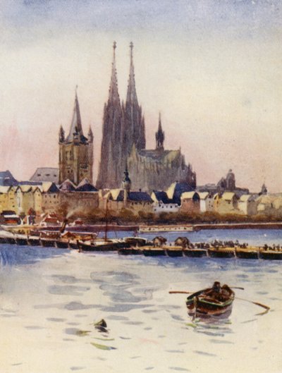 Der Rhein: Beim Verlassen von Köln von Effie Jardine