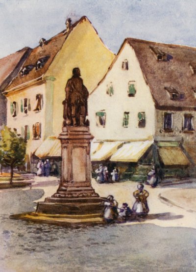 Der Rhein: Statue von Sir Francis Drake, Offenburg von Effie Jardine