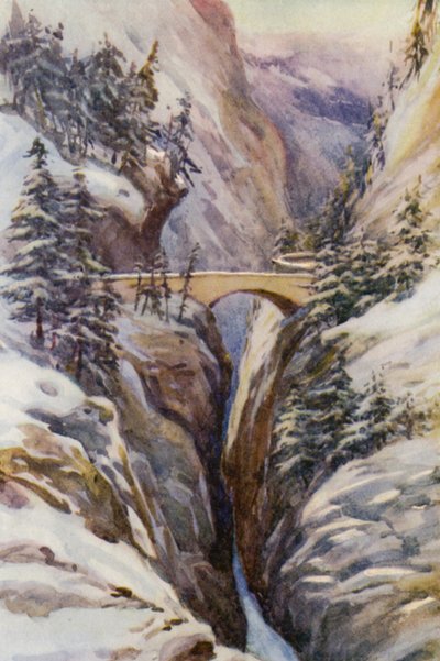 Der Rhein: Die Schlucht der Via Mala von Effie Jardine