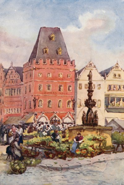 Der Rhein: Das Rote Haus, Trier von Effie Jardine