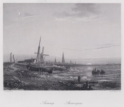 Antwerpen (Gravur) von Egidius Linnig