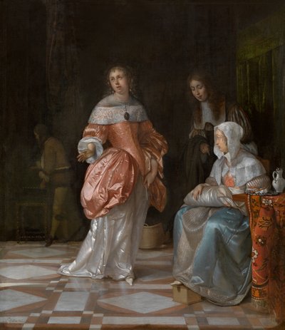 Der Besuch im Kinderzimmer von Eglon Hendrick van der Neer
