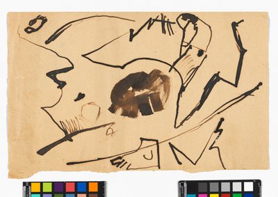Abstrakter Versuch von Egon Schiele