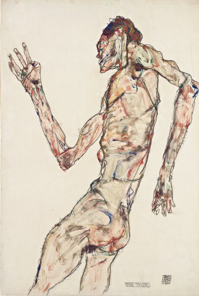 Der Tänzer von Egon Schiele
