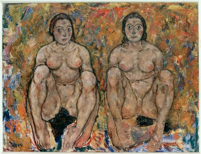 Kauernde Frauen von Egon Schiele